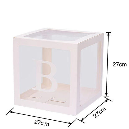 Letters Transparent Box