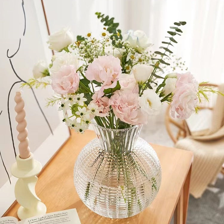 Vases à tubes à essai en verre