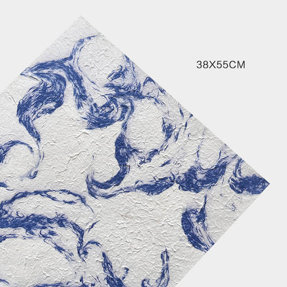 Caja de flores redonda de terciopelo 