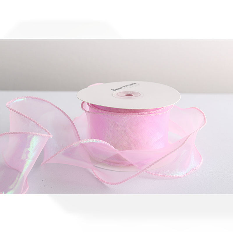 Colorful Yarn Tail Ribbon, 6 cm × 10 Yards