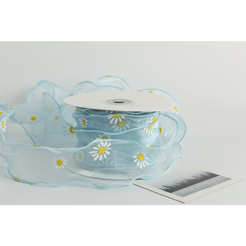 Daisy Ribbon, 6 cm × 10 Yards