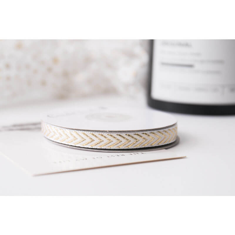 Twill Texture Blended Ribbon, 1 cm × 15 Yards