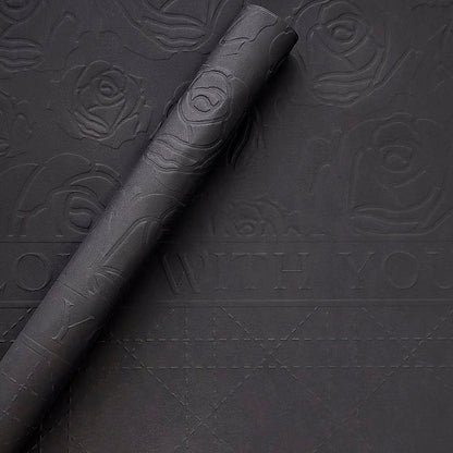 Valentine's Day Rose Flower Wrapping Paper