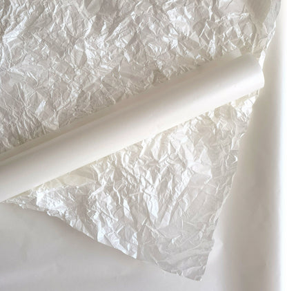 Pearlescent Snow Wrapping Paper