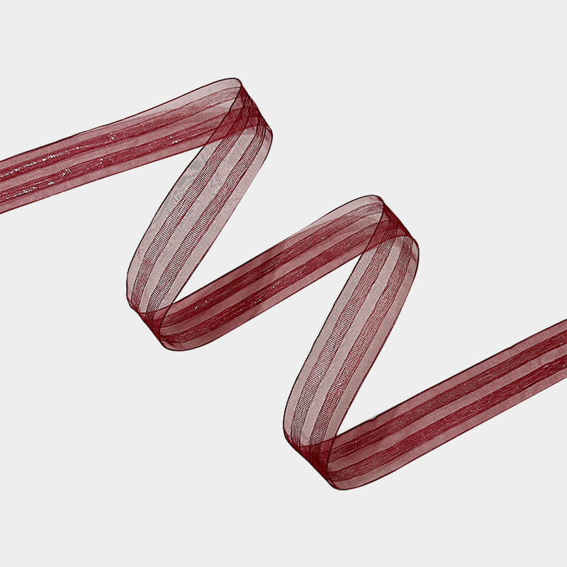 Ruban de flocon de neige transparent de Noël