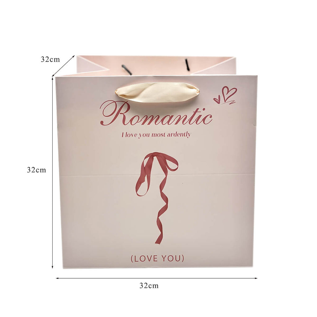 Bolsas de papel con una sola flor, 10 unidades