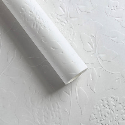 Embossed Art Flower Wrapping Paper