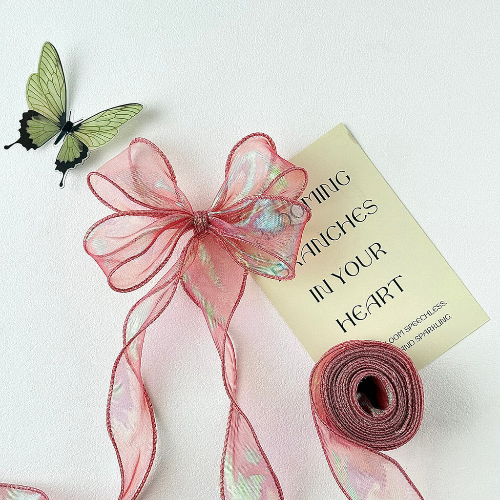 Fishtail Gift Ribbon, 4.0cm × 10 Yards