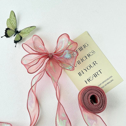 Fishtail Gift Ribbon, 4.0cm × 10 Yards