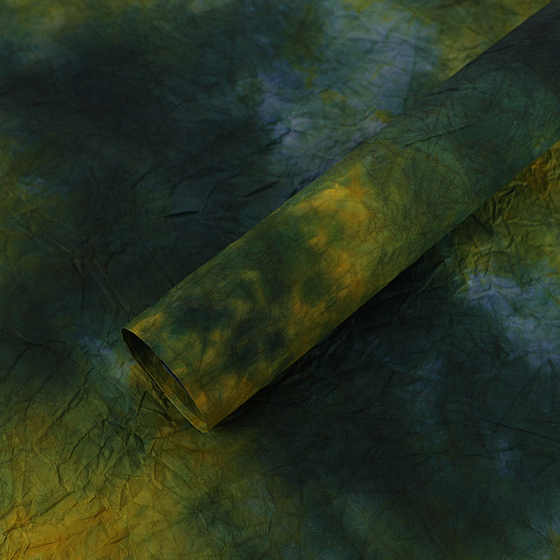 Artistic flower wrapping paper