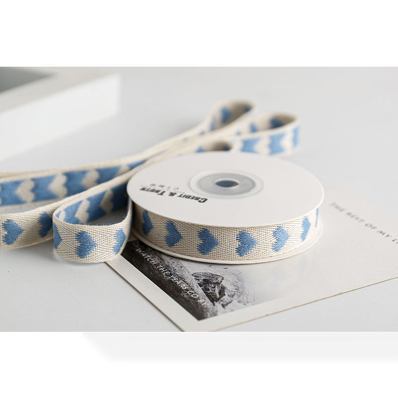 Heart Decorative Ribbon, 1.6 cm × 11 Yards