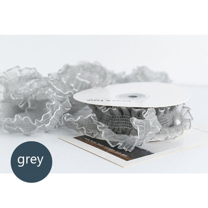 Ruban de flocon de neige transparent de Noël