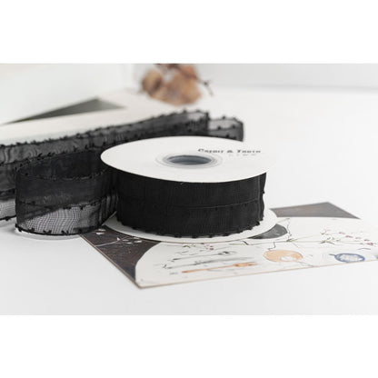 Double Yarn Ribbon, 2.5 cm × 9 Yards