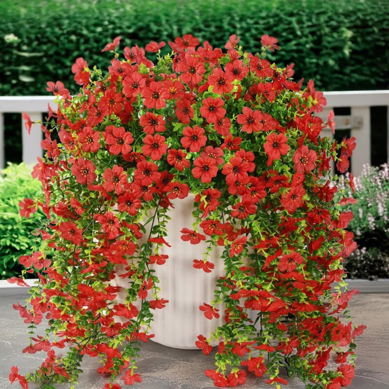 Artificial Hanging Flowers for Outdoor