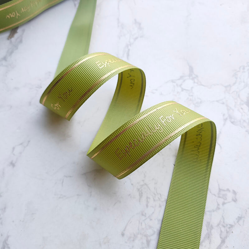 Premium Gold-Stamped Letter Ribbon