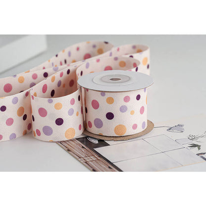 Polka Dot Ribbon, 3.8 cm × 4.5 Yards