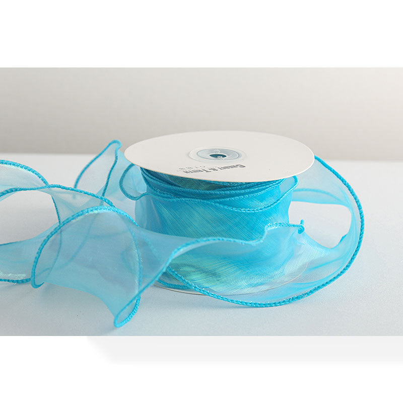 Colorful Yarn Tail Ribbon, 6 cm × 10 Yards