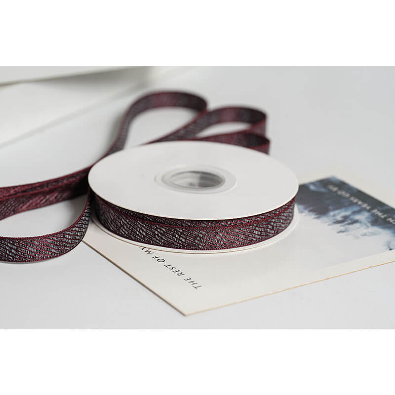 Twill Texture Blended Ribbon, 1 cm × 15 Yards