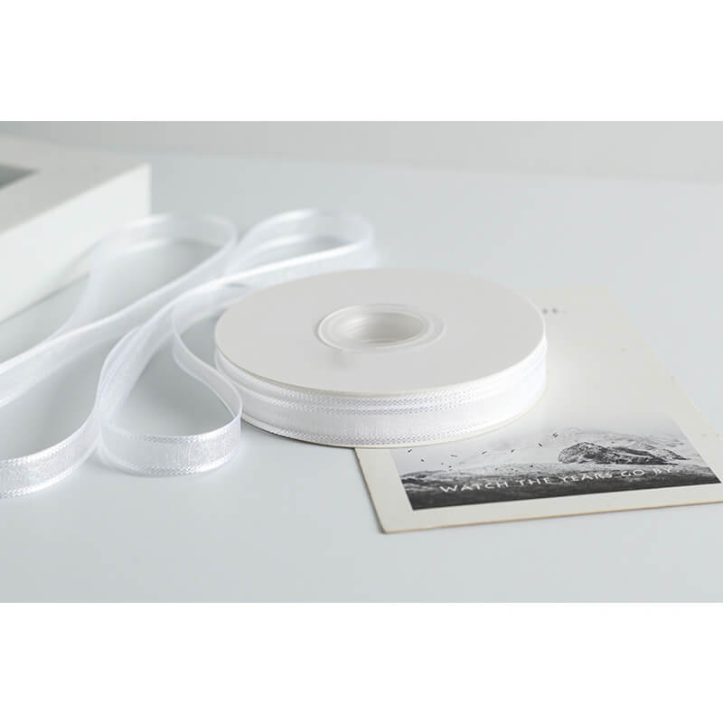 Transparent Polyester Ribbon, 1 cm × 22 Yards