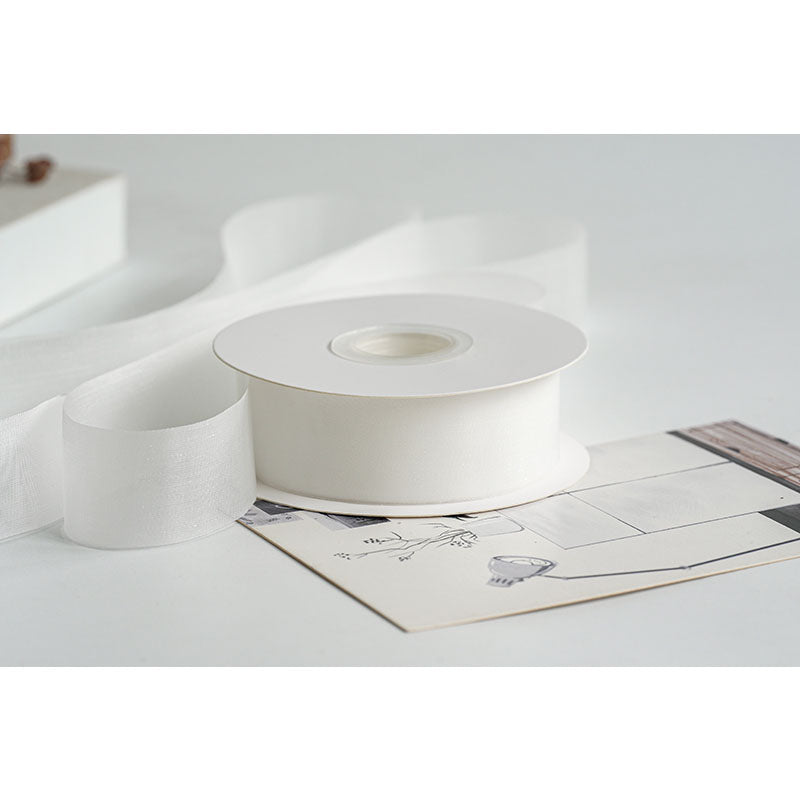 Glossy Organza Ribbon, 2.5 cm × 39 Yards