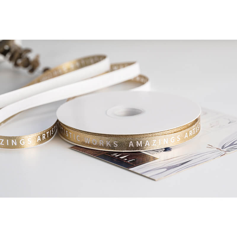 Gold Ribbon, 1 cm × 30 Yards