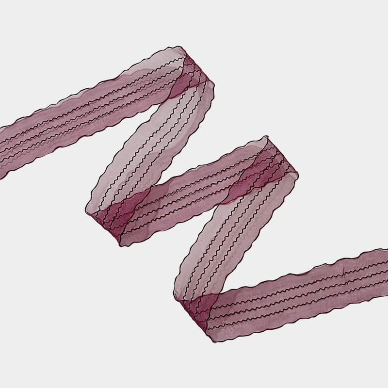 Ruban de flocon de neige transparent de Noël