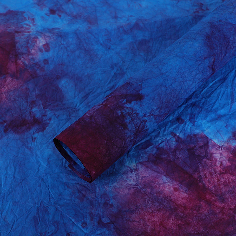 Artistic flower wrapping paper