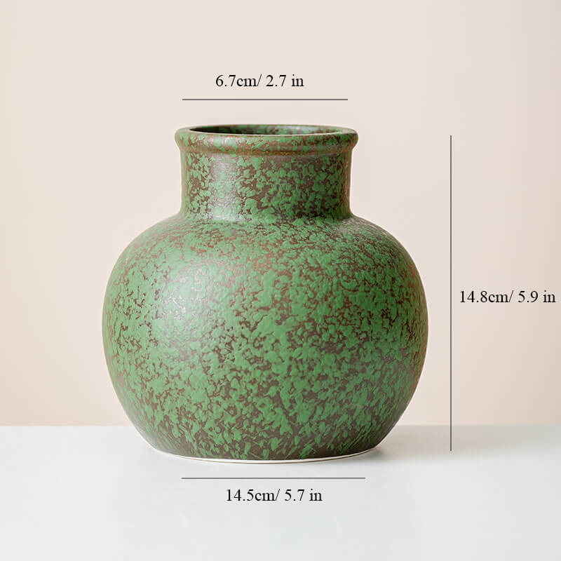 Reactive Glaze Vintage Vase