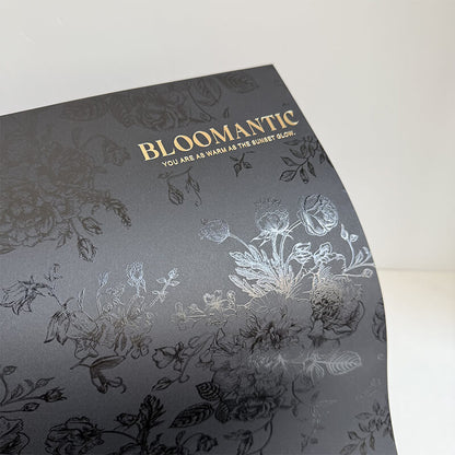 Boîte à fleurs ronde en velours 