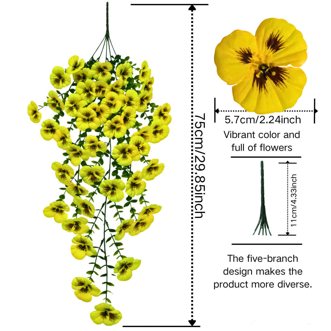 Artificial Hanging Daisy Flowers