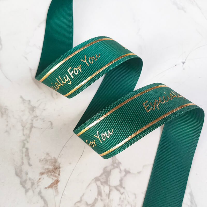 Premium Gold-Stamped Letter Ribbon