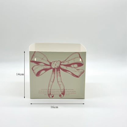 Bolsas de papel con una sola flor, 10 unidades