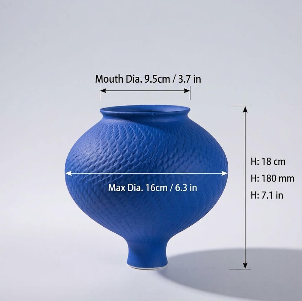 Klein Blue Vase