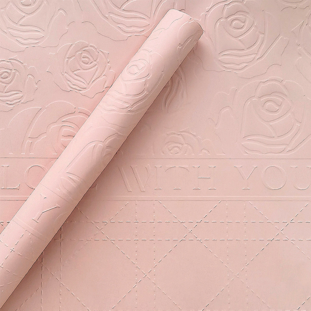 Valentine's Day Rose Flower Wrapping Paper