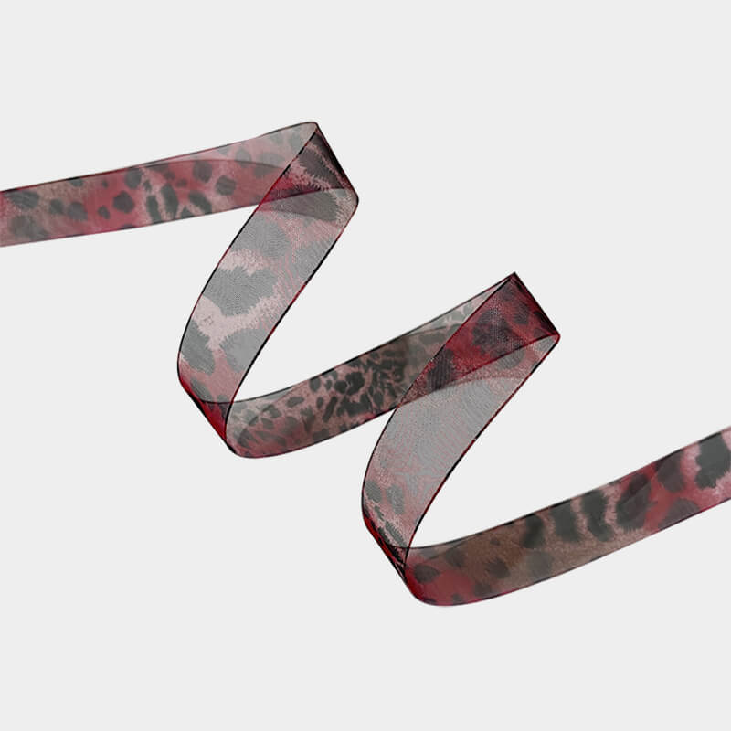 Ruban de flocon de neige transparent de Noël