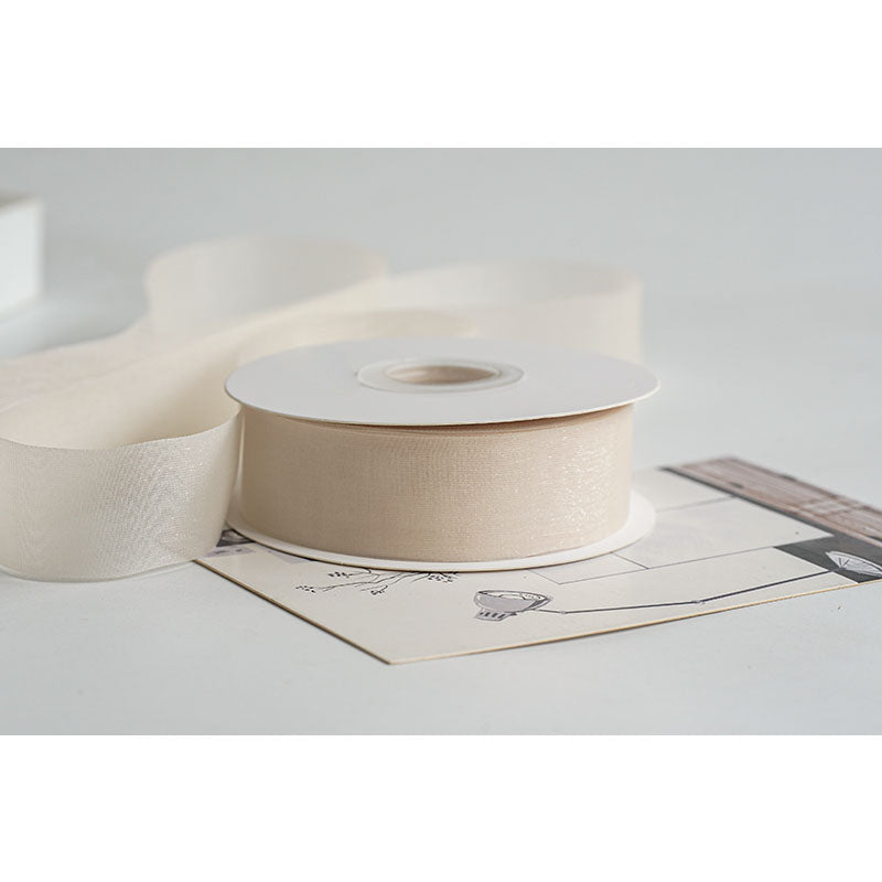 Glossy Organza Ribbon, 2.5 cm × 39 Yards