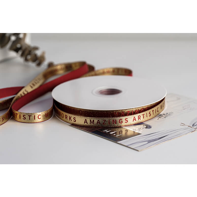 Gold Ribbon, 1 cm × 30 Yards