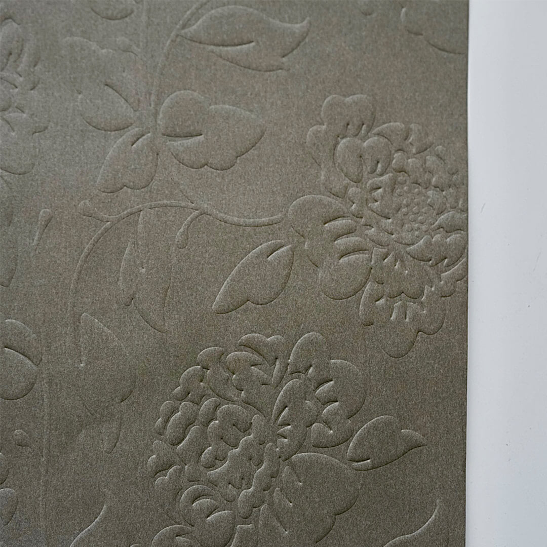 Embossed Flower Wrapping Paper, 15 × 20.8 Inch, 10 Sheets