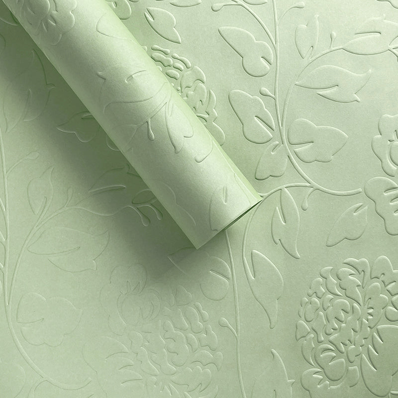 Embossed Art Flower Wrapping Paper