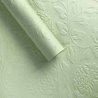 Embossed Art Flower Wrapping Paper