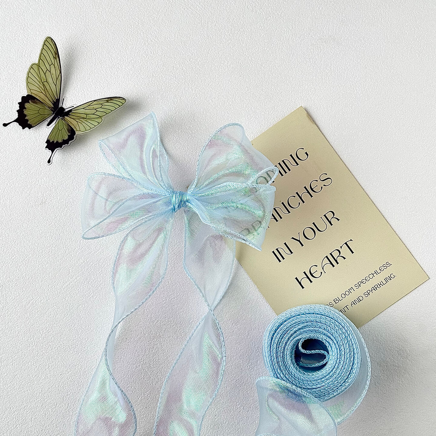 Fishtail Gift Ribbon, 4.0cm × 10 Yards