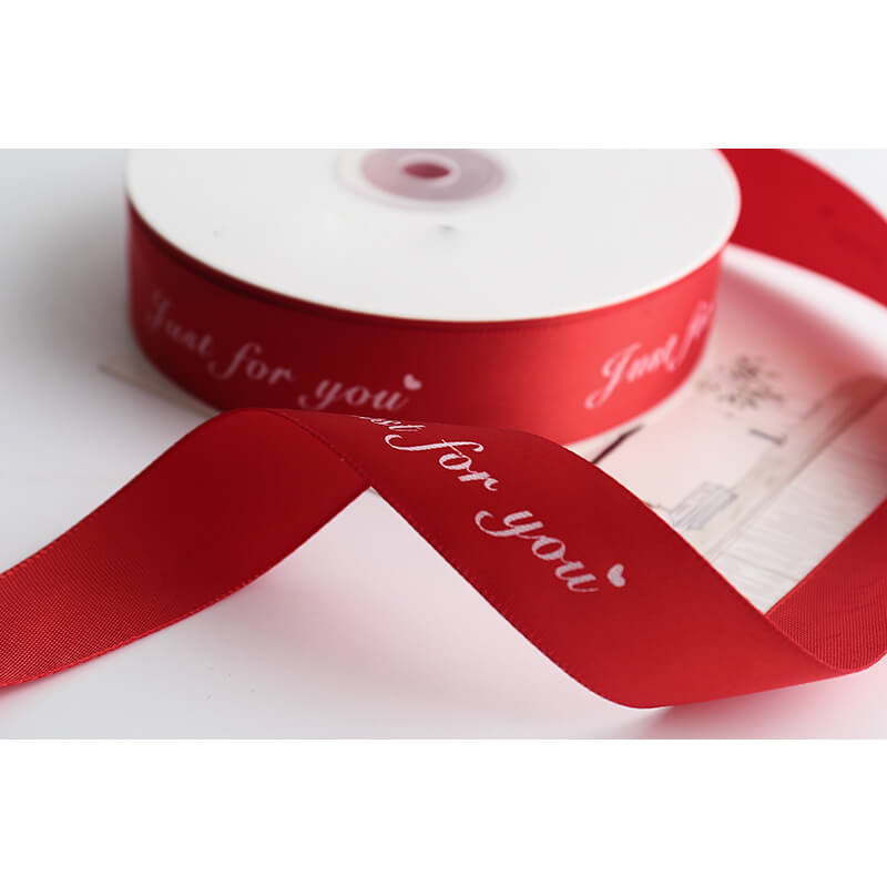 Just For You Decoration Ribbon, 2.5 cm × 4.5 Yards