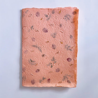 Floral Texture Wrapping Paper, 15.7 × 20.8 Inch, 5 Sheets