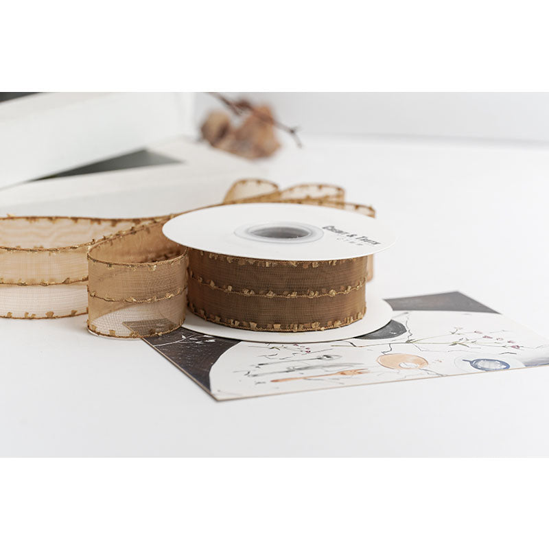 Double Yarn Ribbon, 2.5 cm × 9 Yards