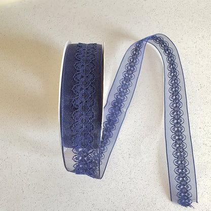 Ruban de flocon de neige transparent de Noël