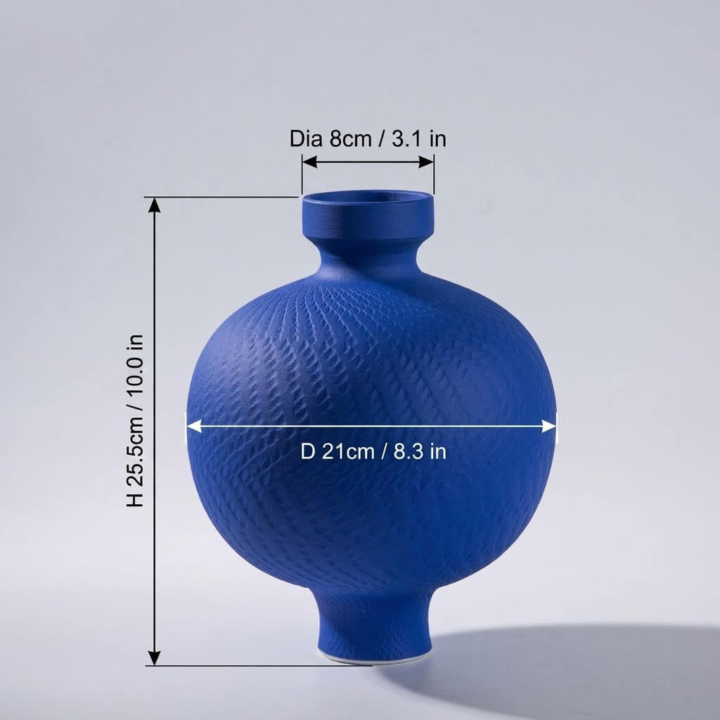 Klein Blue Vase