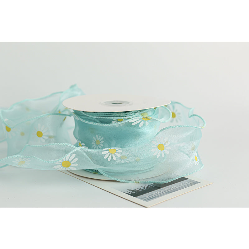 Daisy Ribbon, 6 cm × 10 Yards