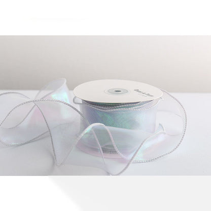 Ruban de flocon de neige transparent de Noël