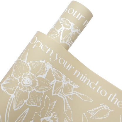 Daffodil Waterproof Paper, 22.7 ×  22.7 Inch, 20 Sheets