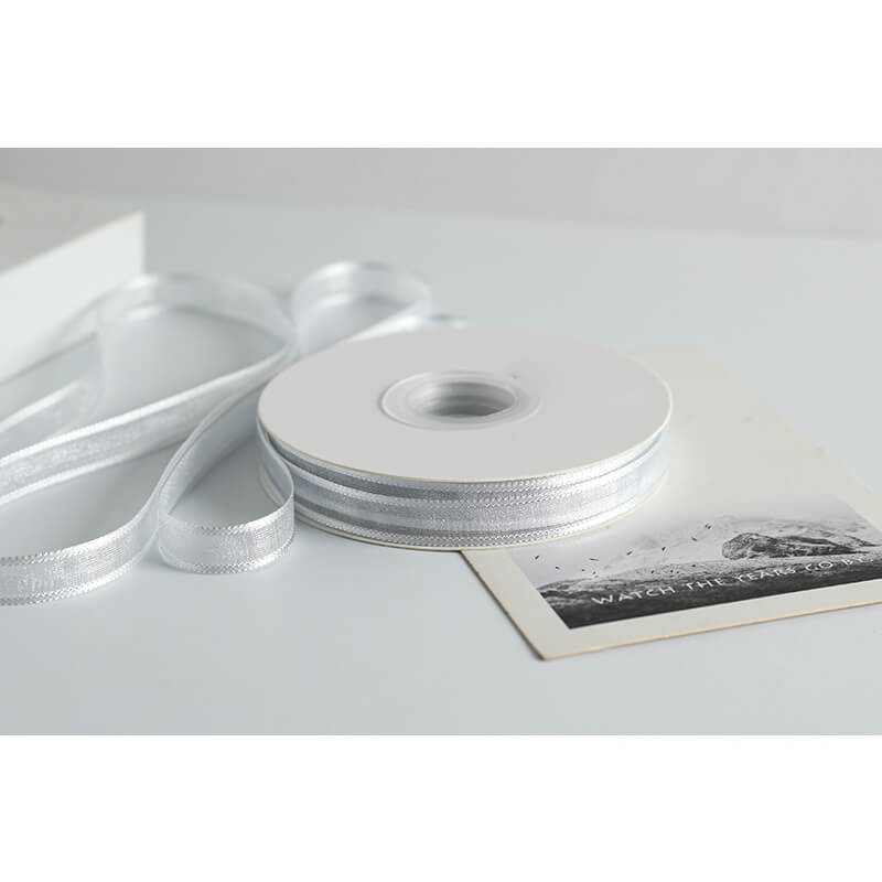 Transparent Polyester Ribbon, 1 cm × 22 Yards